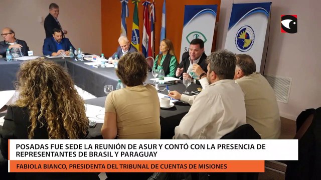 Posadas fue sede la reunión de ASUR y contó con la presencia de representantes de Brasil y Paraguay