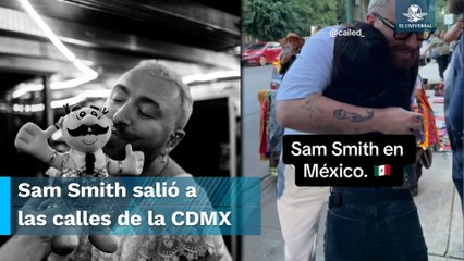 A pocas horas de su concierto, Sam Smith se paseó por las calles de la CDMX y conoció a sus fans