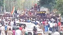 इंदौर:हजारों ट्रेक्टर लेकर सड़क पर उतरा किसान,जंगी प्रदर्शन से प्रशासन की सांसे फूली