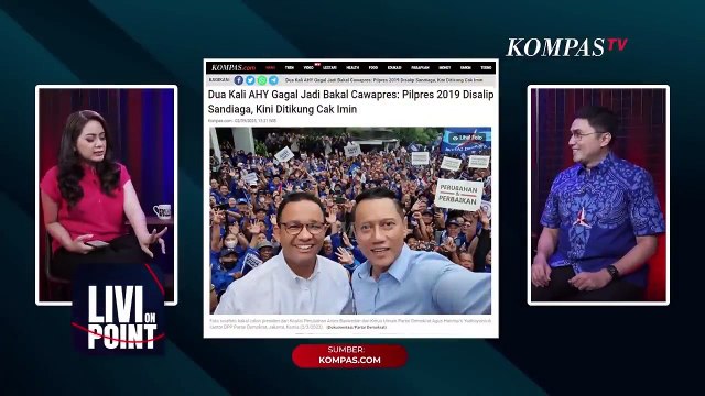 Luka Lama! AHY 2 Kali Gagal Jadi Bacawapres Prabowo dan Anies Baswedan | Livi On Point