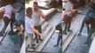 Sokak ortasında gazeteci döven AKP’li başkanın korumaları tahliye edildi