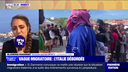 Download Video: À Lampedusa, des transferts de migrants en direction de la Sicile ont commencé