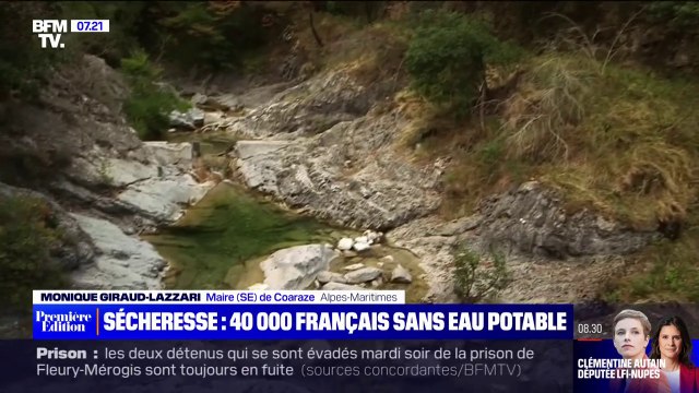 À cause de la sécheresse, 40.000 Français se retrouvent sans eau potable