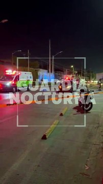 #Preliminar Fatal accidente sobre Periférico y la avenida Artesanos, una motociclista murió tras caer de su unidad #GuardiaNocturna