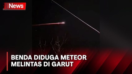 Benda Diduga Meteor Lintasi Langit Garut Tengah Malam, Warga Heboh