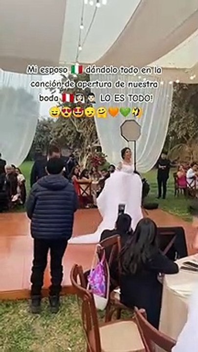 "Ama la cultura peruana": Novio italiano sorprende por sus peculiares pasos de baile