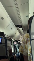 Ceiling Panel Fail On Airplane