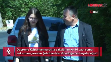 Günler sonra enkazdan çıkarılan genç kızın hayatı değişti!