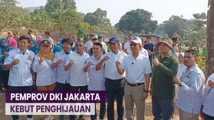 Скачать видео: Pemprov DKI Jakarta Kebut Penghijauan di Tengah Kualitas Udara yang Memburuk