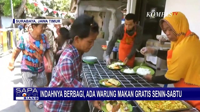 Takmir Masjid Pemuda Surabaya Buka Warung Makan Gratis dari Hari Senin hingga Sabtu