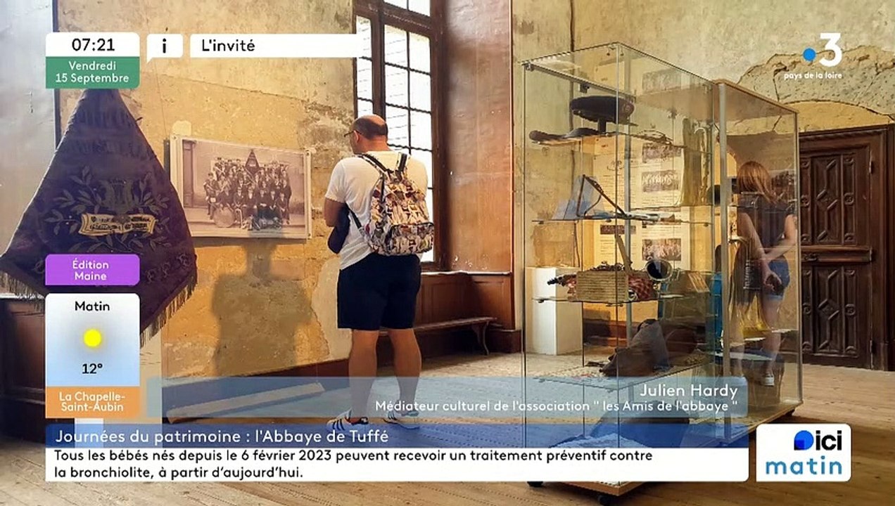 Le s journées du patrimoine à l'Abbaye de Tuffé