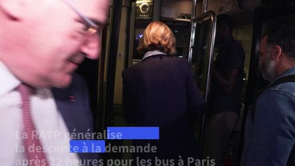 Bus de nuit à Paris: des arrêts à la demande après 22 heures