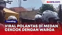 Viral Polantas di Medan Cekcok dengan Warga Gegara Tilang Anak Sekolah Dalam Gang