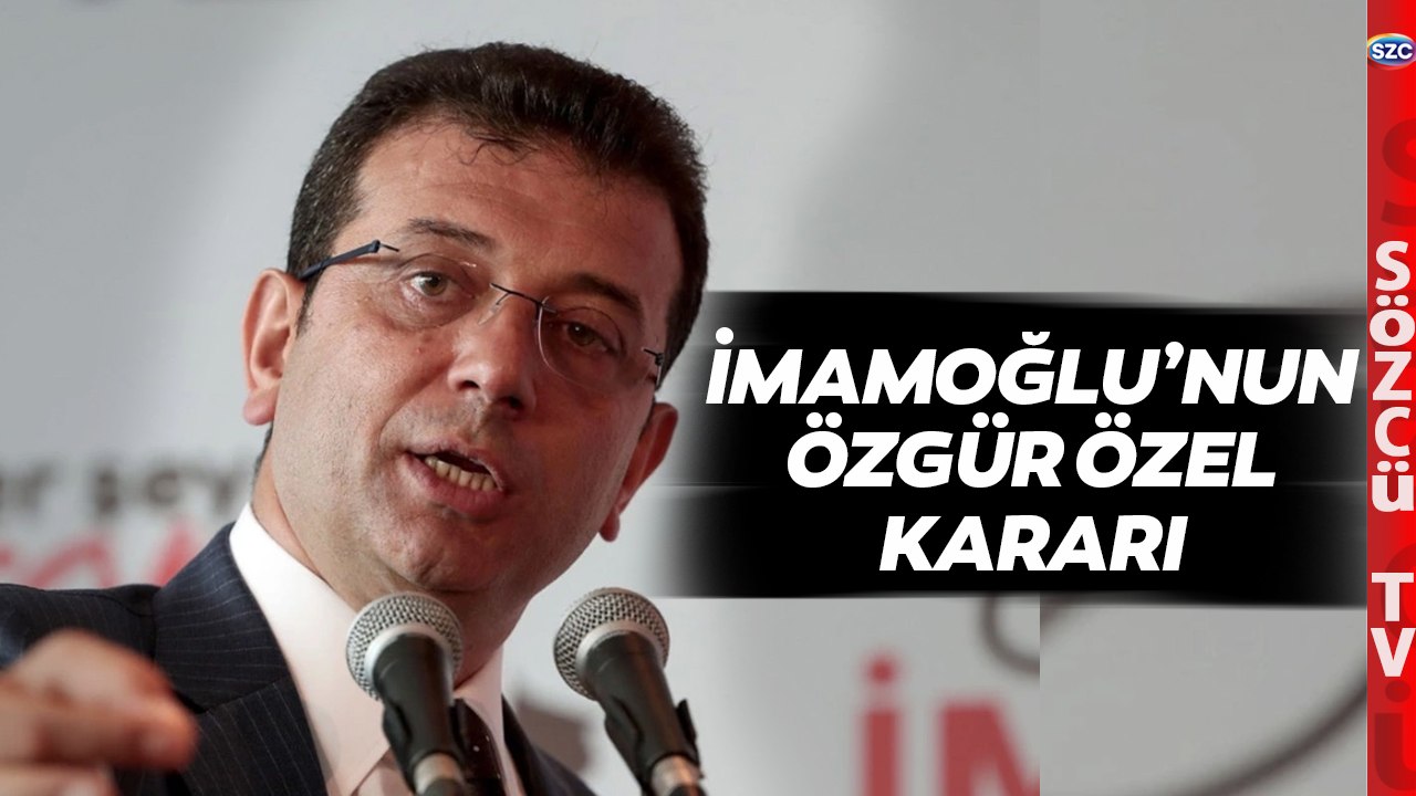 İşte Ekrem İmamoğlu'nun Özgür Özel Kararı! Altan Sancar'dan Çarpıcı CHP Kulisi