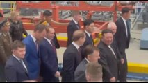 Kim Jong-un visita stabilimento dell'aeronautica militare in Russia