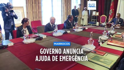 Marrocos anuncia ajuda de emergência devido ao terramoto