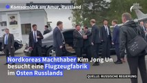 Kim Jong Un besucht Flugzeugfabrik im Osten Russlands