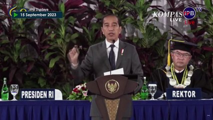 Cerita Jokowi soal Pertemuannya dengan Zelensky dan Putin saat Berpidato di IPB