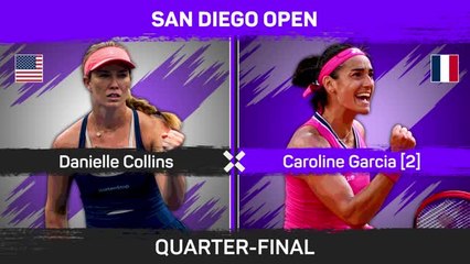 Collins stuns Garcia to reach San Diego semi-final