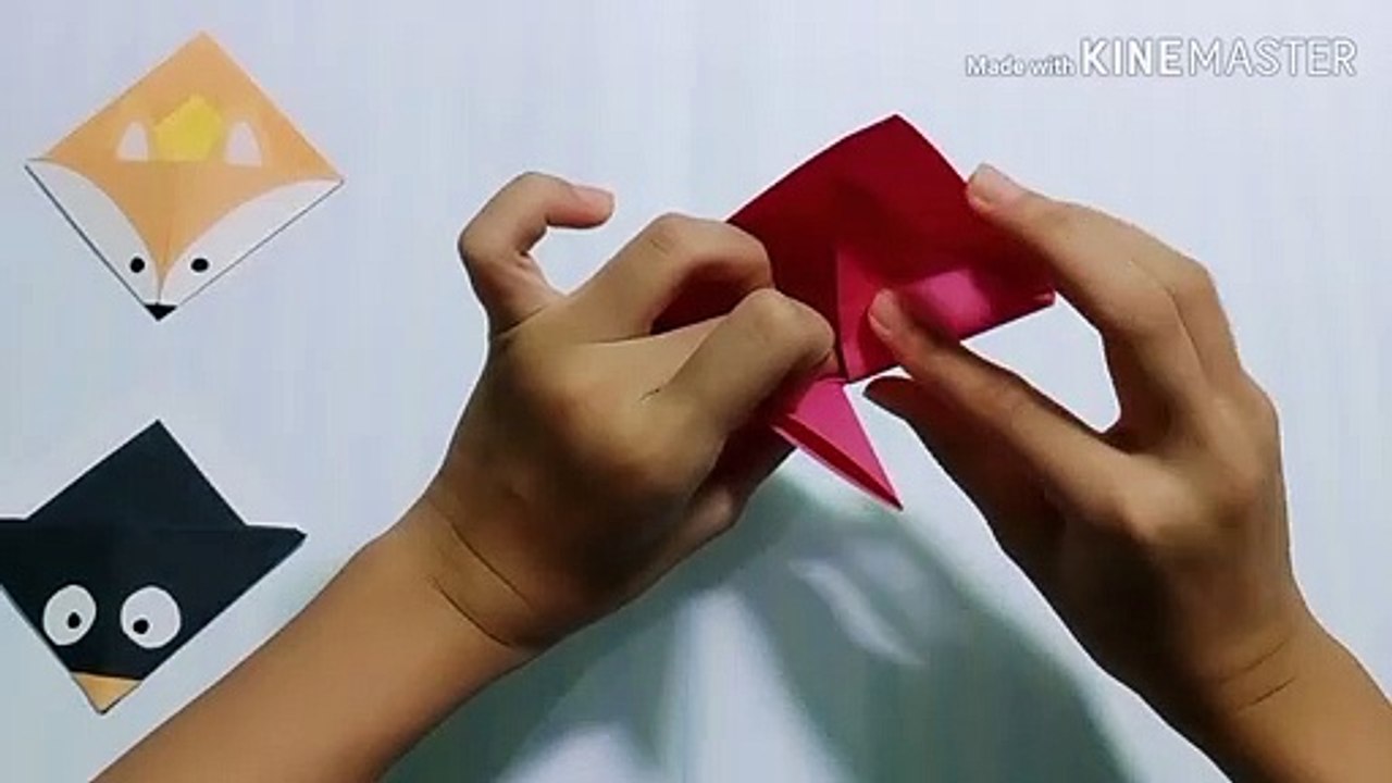 origami bookmark animals easy