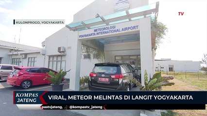 Viral, Meteor Melintas Di Langit Yogyakarta