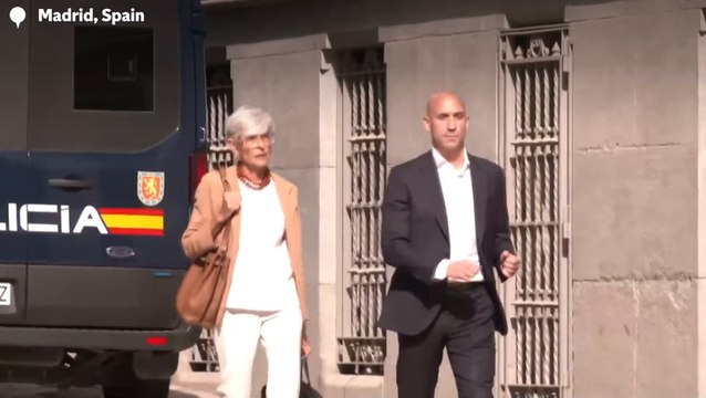 Watch Luis Rubiales arrive at Spanish court over Jenni Hermoso kiss at Women’s World Cup