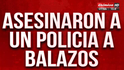 Rosario sangrienta: asesinaron a un policía a balazos