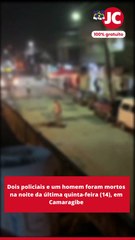 Dois policiais e um homem foram mortos na noite da última quinta-feira (14), em Camaragibe
