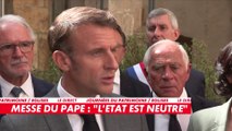 Emmanuel Macron : «Je n'irai pas en tant que catholique, mais en tant que président de la République française, qui est en effet laïque»