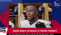 barkley on conveying message to younger teammates