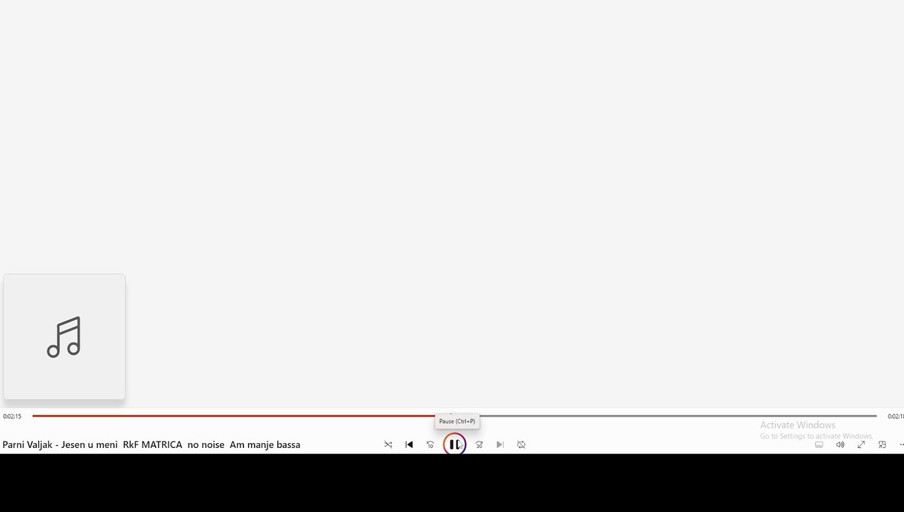 Parni Valjak Jesen u meni  live RkF version backing track Am