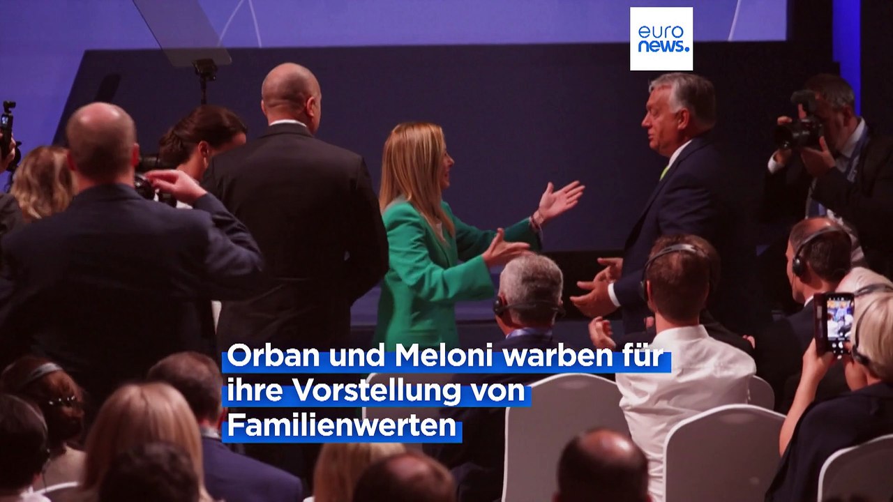 Europas extreme Rechte feiert in Budapest die Familie
