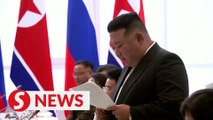 North Korea's Kim tours Russian fighter jet plant