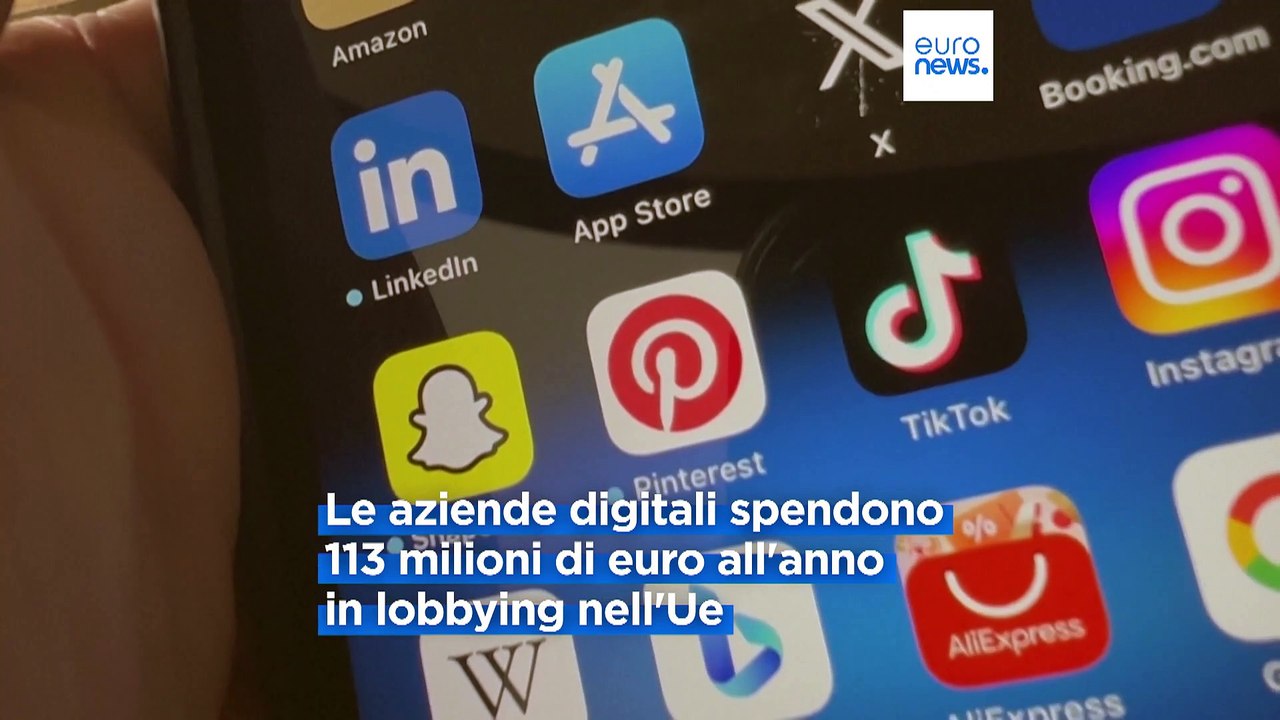"Big Tech" spende oltre 100 milioni di euro all'anno per le attività di lobbying digitale nell'Ue