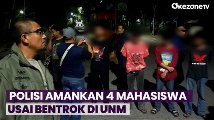 4 Mahasiswa Diamankan Usai Bentrok di UNM, Polisi: Dalam Pengaruh Miras