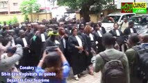 Conakry : sit-in des magistrats devant la Cour suprême