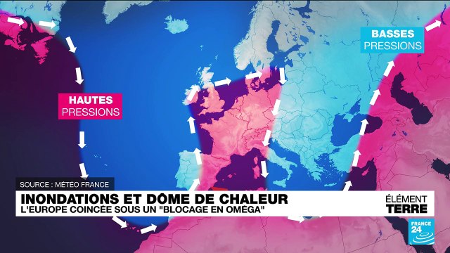 Le blocage en oméga : un phénomène météo amplifié par le dérèglement climatique