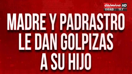 Madre y padrastro le propinan tremendas golpizas a su hijo