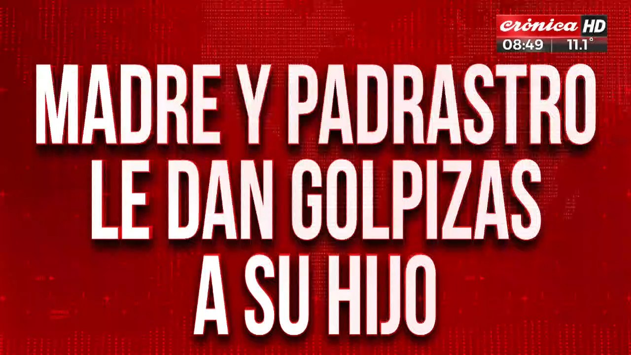 Madre y padrastro le propinan tremendas golpizas a su hijo
