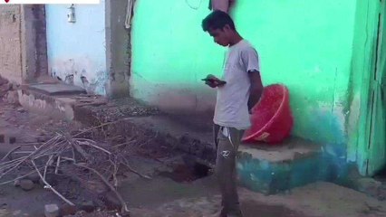 विकास के नाम पर नाली निर्माण का कार्य, गुणवत्ता का नहीं दिया गया ध्यान