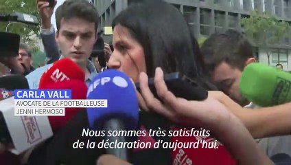 Scandale du baiser forcé: l'avocate de Jenni Hermoso "très satisfaite" à la sortie du tribunal