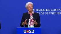 Lagarde dice que nadie en el Eurogrupo ha cuestionado la decisión del BCE de subir tipos