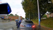 Motor Vehicle Drags Police State Trooper From Car After Being Pulled Over