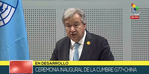 António Guterres: El mundo le está fallando a los países en desarrollo