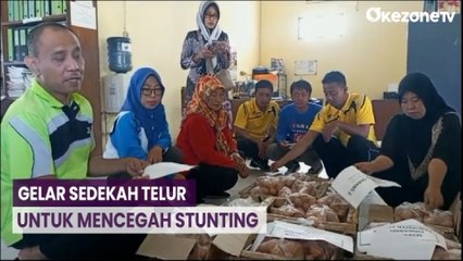 Pemkab Rembang Gelar Sedekah Telur Untuk Mencegah Stunting