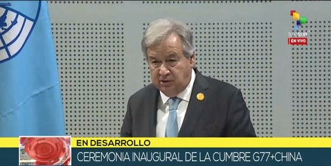 Secretario General de la ONU insta a reformular el sistema internacional