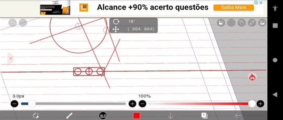 Criar um esboço com proporção medindo por cabeça no IbisPaintX Android
