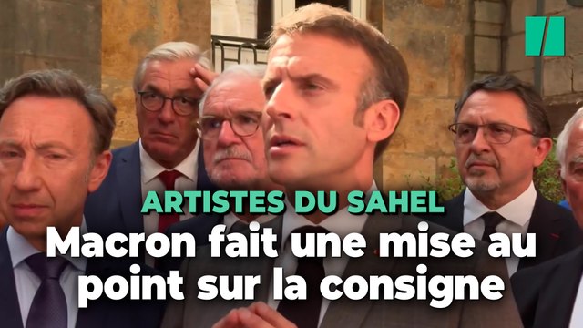 Consignes contre les artistes du Sahel : la mise au point d’Emmanuel Macron