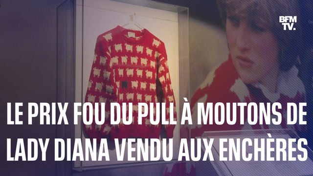 Le célèbre pull à moutons de Lady Diana s’est vendu aux enchères pour plus d'un million de dollars