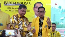 Ketum Golkar Airlangga Tegaskan Posisi Ridwan Kamil di 2024